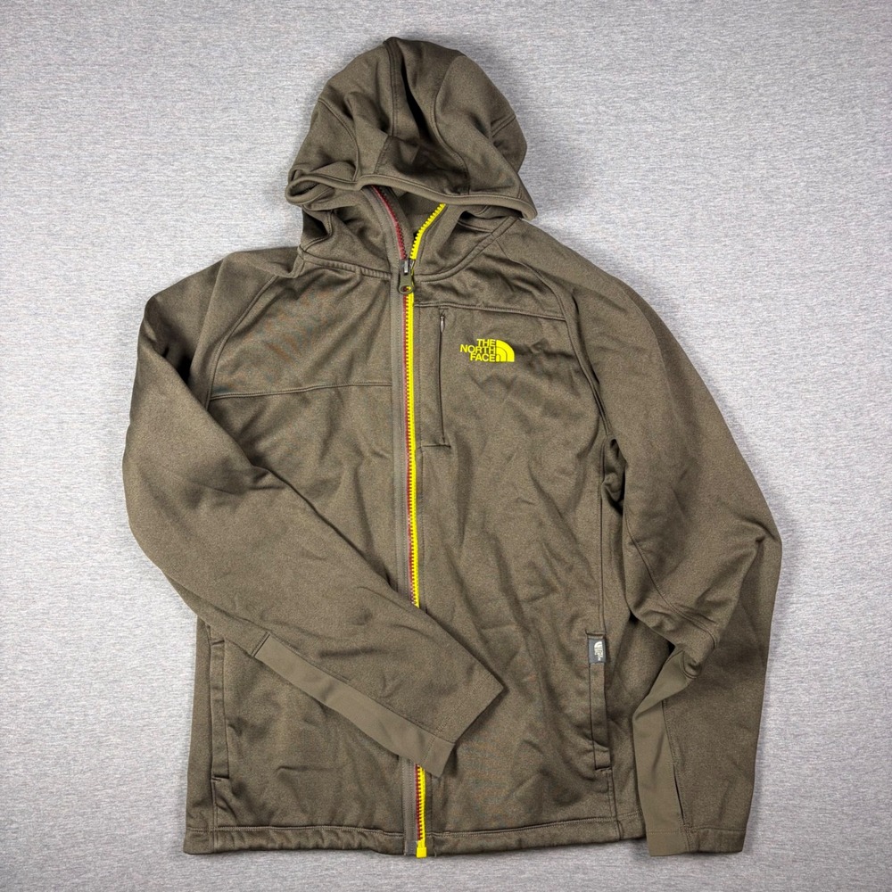The North Face Jacket Never Stop Exploring Mens L Olive Green Full Zip Fleece